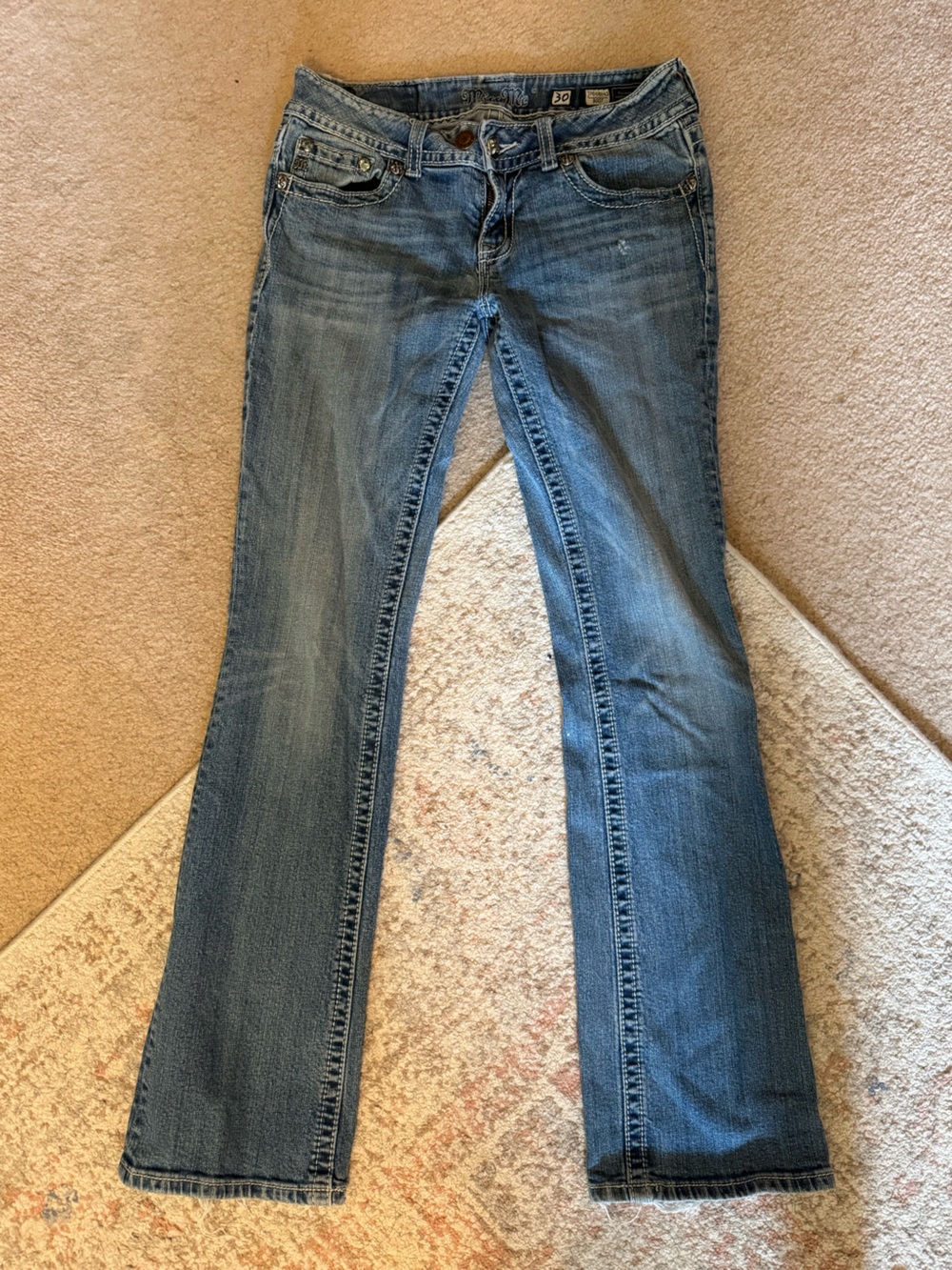 Miss Me Signature Rise Bootcut Jeans 30x34